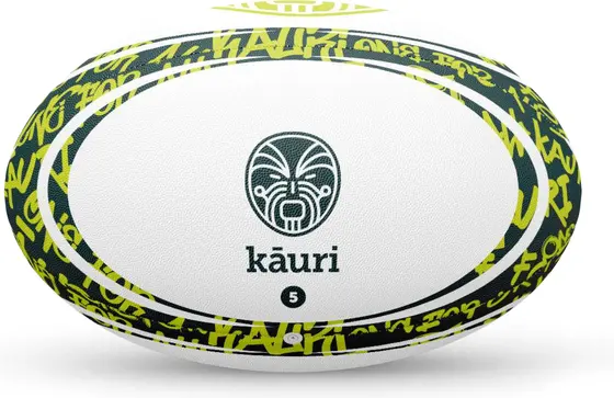 Balón de rugby personalizado fabricado por Kauri.