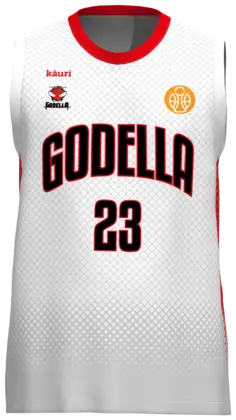 Camiseta de baloncesto blanca del CB Godella
