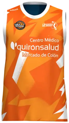 Camiseta de baloncesto naranja de Alquería del Basket
