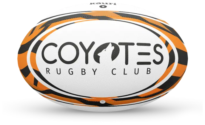 Balón de rugby personalizado para Coyotes Rugby Club