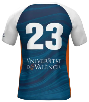 Balonmano de Universitat de València por detrás