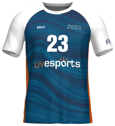 Balonmano de Universitat de València fabricada por Kauri