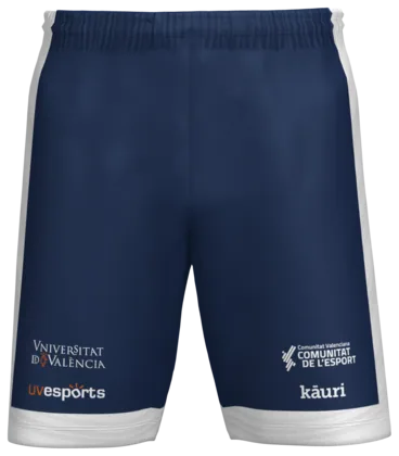 Pantalón de balonmano azul marino de la Universitat de València