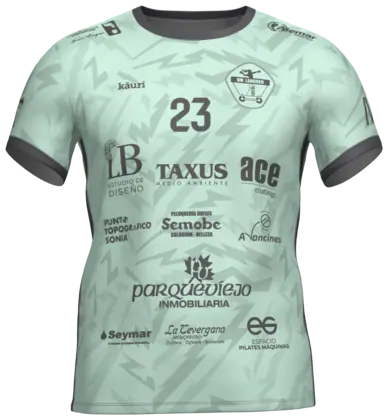 2.ª equipación de BM Langreo fabricada por Kauri