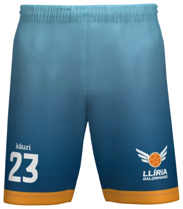 Pantalón de balonmano azul degradado del BM Llíria