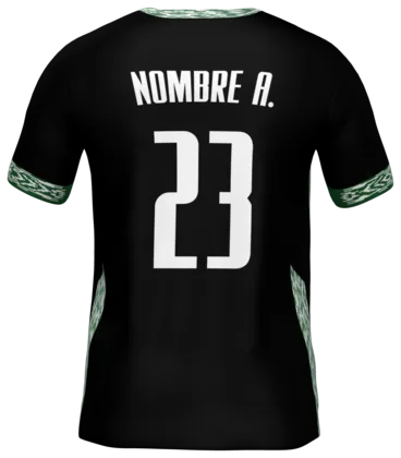 La camiseta del Salvador por detrás