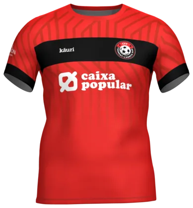 1.ª equipación de CF Torrent Femenino fabricada por Kauri