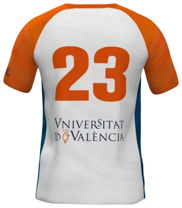 Multideporte de Universitat de València por detrás