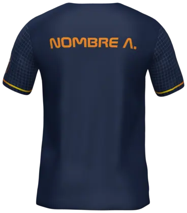 La camiseta de Astros Academy por detrás