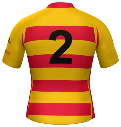 La camiseta de la Federació Catalana por detrás