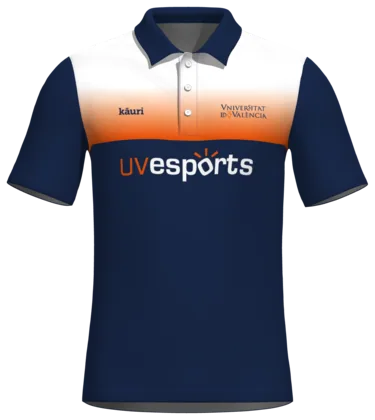 Polo de entrenadores de Universitat de València fabricada por Kauri