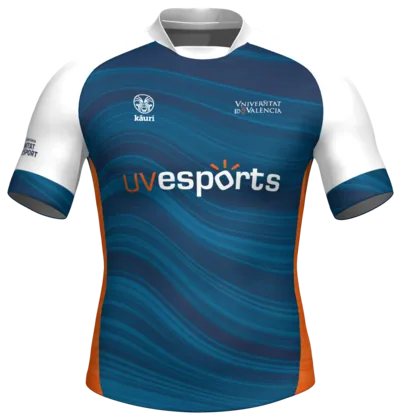 Camiseta de rugby de la Universitat de València