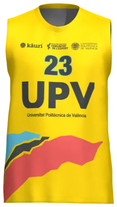 Camiseta de baloncesto de la UPV